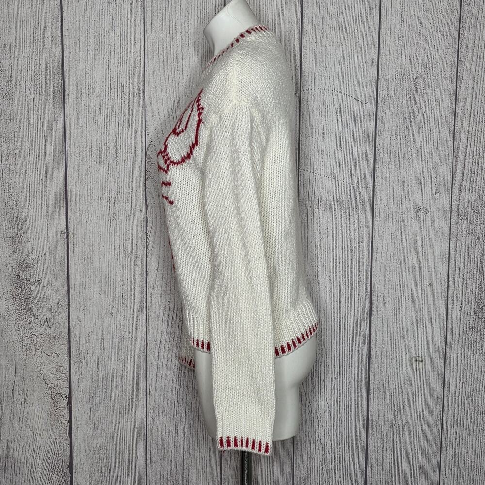 Coco & Shay Lobster Knit Sweater Coastal Nautical Novelty, sz Medium - Picture 2 of 4